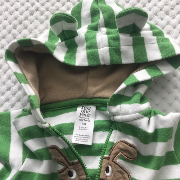 CARTER’S PUPPY JACKET 3/M W/EARS EUC - Picture 3 of 4